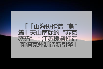 「山海协作谱“新”篇」天山南簏的“苏克密码”：江苏援疆打造新疆克州制造新引擎