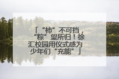 “柿”不可挡，“粽”望所归！徐汇校园用仪式感为少年们“充能”