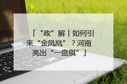 “政”解丨如何引来“金凤凰”？河南亮出“一盘棋”