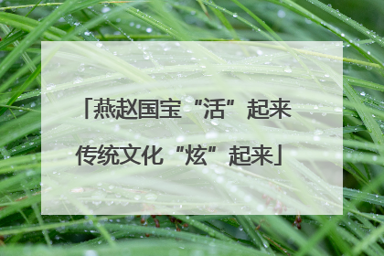 燕赵国宝“活”起来 传统文化“炫”起来
