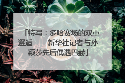 特写：多哈赛场的双重邂逅——新华社记者与孙颖莎先后偶遇巴赫