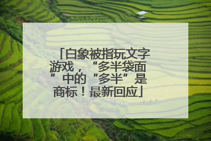 白象被指玩文字游戏，“多半袋面”中的“多半”是商标！最新回应