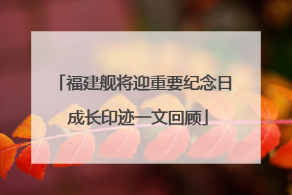 福建舰将迎重要纪念日 成长印迹一文回顾