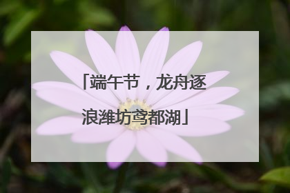 端午节，龙舟逐浪潍坊鸢都湖