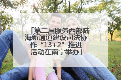 第二届服务西部陆海新通道建设司法协作“13+2”推进活动在南宁举办