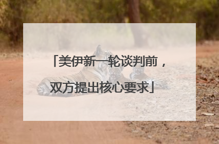 美伊新一轮谈判前，双方提出核心要求