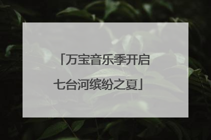 万宝音乐季开启七台河缤纷之夏