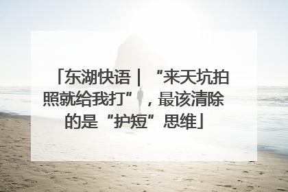 东湖快语｜“来天坑拍照就给我打”，最该清除的是“护短”思维