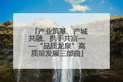 产业筑基、产城共融、携手共富——“品质龙泉”高质量发展三部曲