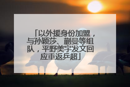 以外援身份加盟，与孙颖莎、蒯曼等组队，平野美宇发文回应重返乒超