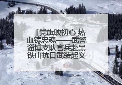 党旗映初心 热血铸忠魂——武警淄博支队官兵赴黑铁山抗日武装起义纪念馆开展“七一”主题党日活动
