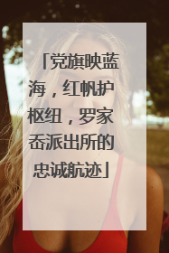 党旗映蓝海，红帆护枢纽，罗家岙派出所的忠诚航迹