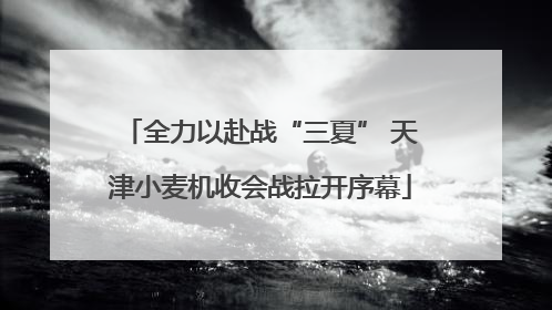 全力以赴战“三夏” 天津小麦机收会战拉开序幕
