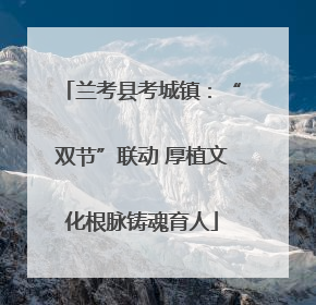 兰考县考城镇：“双节”联动 厚植文化根脉铸魂育人