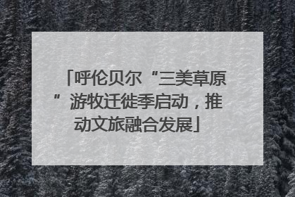 呼伦贝尔“三美草原”游牧迁徙季启动，推动文旅融合发展