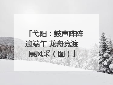 弋阳：鼓声阵阵迎端午 龙舟竞渡展风采（图）