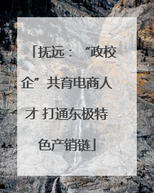 抚远：“政校企”共育电商人才 打通东极特色产销链