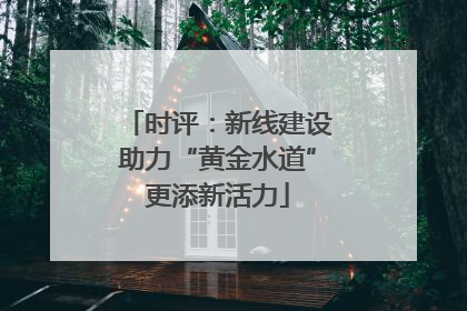 时评：新线建设助力“黄金水道”更添新活力
