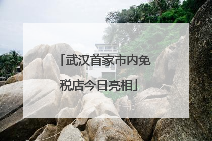 武汉首家市内免税店今日亮相