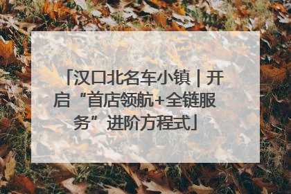 汉口北名车小镇｜开启“首店领航+全链服务”进阶方程式