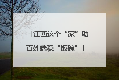 江西这个“家”助百姓端稳“饭碗”