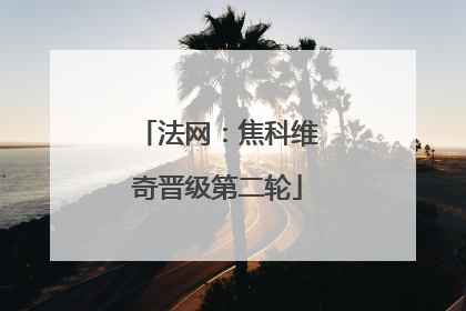 法网：焦科维奇晋级第二轮
