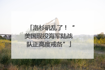 洛杉矶乱了！“美国现役海军陆战队正高度戒备”