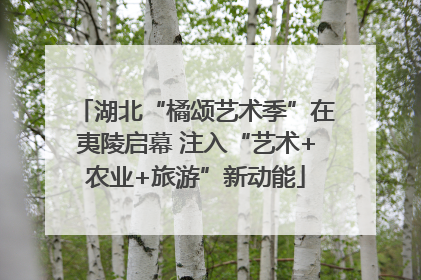 湖北“橘颂艺术季”在夷陵启幕 注入“艺术+农业+旅游”新动能