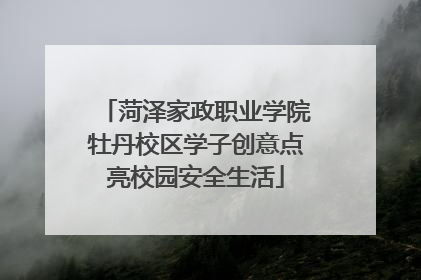 菏泽家政职业学院牡丹校区学子创意点亮校园安全生活