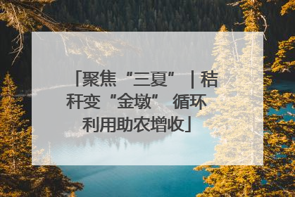 聚焦“三夏”｜秸秆变“金墩” 循环利用助农增收
