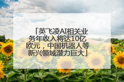 英飞凌AI相关业务年收入将达10亿欧元，中国机器人等新兴领域潜力巨大
