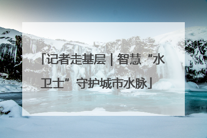 记者走基层｜智慧“水卫士”守护城市水脉