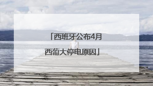 西班牙公布4月西葡大停电原因