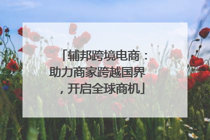 辅邦跨境电商：助力商家跨越国界，开启全球商机