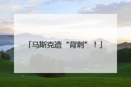 马斯克遭“背刺”！