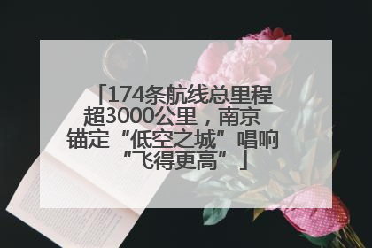 174条航线总里程超3000公里，南京锚定“低空之城”唱响“飞得更高”