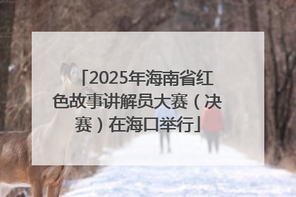 2025年海南省红色故事讲解员大赛（决赛）在海口举行