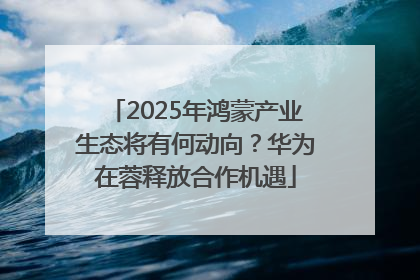 2025年鸿蒙产业生态将有何动向？华为在蓉释放合作机遇
