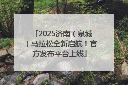 2025济南（泉城）马拉松全新启航！官方发布平台上线