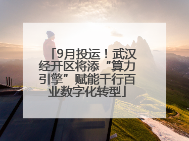 9月投运！武汉经开区将添“算力引擎”赋能千行百业数字化转型