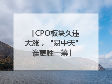 CPO板块久违大涨，“易中天”谁更胜一筹